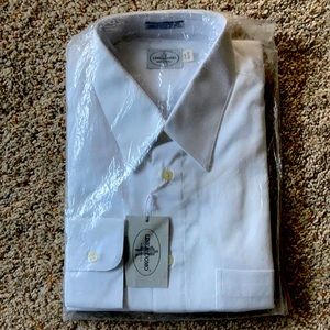 Linea Uomo white dress shirt made in Italy